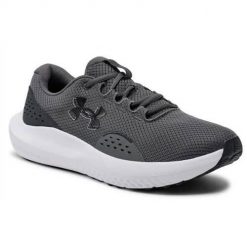 Buty do biegania męskie Under Armour Charged Surge 4. Szare buty do biegania Under Armour, bez wzorów, bez zapięcia, do biegania. Za 231.99 zł.
