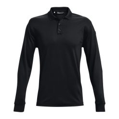 Longsleeve męski Under Armour Tactical Performance Polo 2.0. Czarne bluzy Under Armour, l, bez wzorów, bez kaptura. Za 209.99 zł.