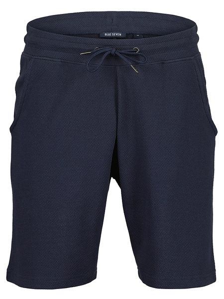 Blue Seven Szorty dresowe w kolorze granatowym rozmiar: XL. Niebieskie krótkie spodenki sportowe Blue Seven, xl, bez wzorów, z dresówki. Za 86.95 zł.