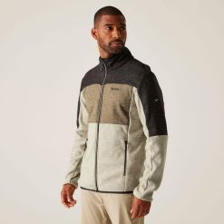 Polar turystyczny męski Elram. Brązowe bluzy z polaru Regatta, l, bez wzorów, z dzianiny, bez kaptura. W wyprzedaży za 194.65 zł.