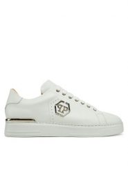 PHILIPP PLEIN Sneakersy SAES USC0670 PLE010 Biały. Białe buty sportowe casual Philipp Plein, bez wzorów, ze skóry, bez zapięcia. Za 1,769.00 zł.