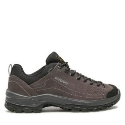 Trekkingi Grisport. Szare buty trekkingowe Grisport, bez wzorów, bez zapięcia. Za 219.99 zł.