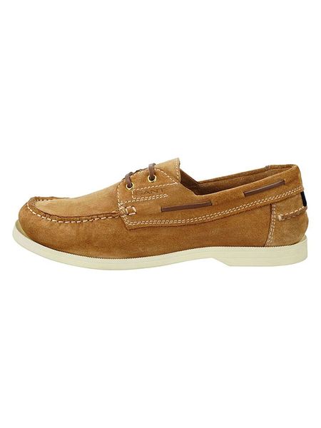 GANT Footwear Skórzane mokasyny "Yardport" w kolorze karmelowym rozmiar: 44. Brązowe botki sznurowane GANT Footwear, bez wzorów, bez obcasa, bez zapięcia. Za 381.30 zł.