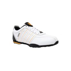 Sneakersy męskie K-swiss ARVEE 1.5 COURT STYLE białe (02453-151-M). Białe buty sportowe casual K-SWISS, bez wzorów, bez zapięcia. Za 279.00 zł.