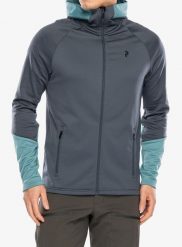 Bluza z kapturem Peak Performance Rider Essentials Zip Hood. Niebieskie bluzy z kapturem Peak Performance, m, bez wzorów, z elastanu, z kapturem. Za 516.99 zł.