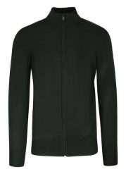 Sweter Zielony, Khaki, ze Stójką, Zapinany na Zamek, Ściągacze, Męski -BRAVE SOUL. Zielone swetry rozpinane Brave Soul, m, bez wzorów, z poliamidu, bez kołnierzyka, bez ramiączek. Za 119.00 zł.