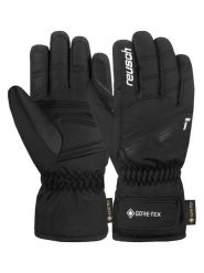 Reusch Rękawiczki narciarskie "Tommy GORE-TEX" w kolorze czarnym rozmiar: 5. Czarne rękawiczki Reusch, bez wzorów, z gore-texu. Za 121.99 zł.