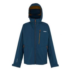 Męska Kurtka Soft Shell Hewitts X Colour Block. Brązowe kurtki Regatta, m, bez wzorów, bez kaptura. Za 156.99 zł.