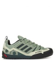 Adidas Trekkingi Terrex Swift Solo 2.0 IH1113 Zielony. Zielone buty trekkingowe Adidas, bez wzorów, z materiału, bez zapięcia. Za 399.99 zł.
