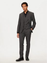 Hugo Garnitur Henry/Getlin 50528361 Szary Slim Fit. Szare garnitury Hugo, m, bez wzorów, z syntetyku. Za 2,099.00 zł.