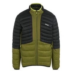 Męska Kurtka Leedre Hybrid Padded Jacket. Czarne kurtki Regatta, m, bez wzorów, z puchu, bez kaptura. Za 155.99 zł.
