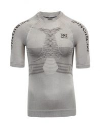 Koszulka termoaktywna biegowa męska X-Bionic Fennec 4.0 Grey. Szare bielizna termoaktywna X BIONIC, m, bez wzorów, z dzianiny, bez ramiączek, na fitness i siłownię. Za 370.00 zł.