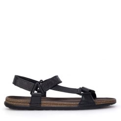 Sandały Lasocki. Czarne sandały Lasocki, bez zapięcia. Za 129.99 zł.