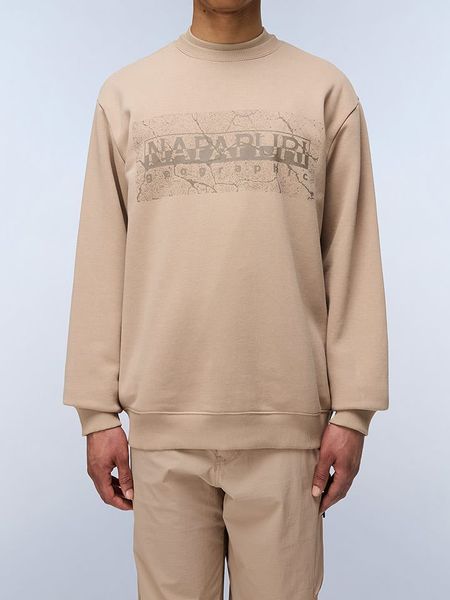 Napapijri Bluza w kolorze beżowym rozmiar: XXL. Brązowe bluzy Napapijri, xxl, bez wzorów, bez kaptura. Za 139.54 zł.