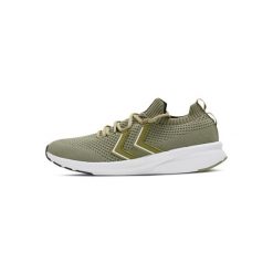 Buty do biegania dla dorosłych Hummel Flow Seamless. Zielone buty do biegania Hummel, bez wzorów, bez zapięcia, do biegania. Za 236.50 zł.