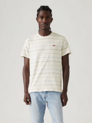 Levi's Koszulka w kolorze kremowym rozmiar: S. Brązowe bezrękawniki Levi's®, s, bez wzorów, z bawełny, bez kołnierzyka, bez ramiączek. Za 48.73 zł.