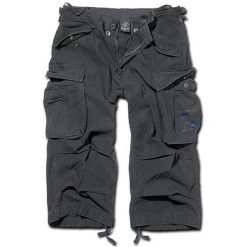 Szorty bushcraft męskie Brandit M65 Industry Vintage 3/4 Czarne. Czarne szorty Brandit, m, bez wzorów, vintage. Za 266.50 zł.