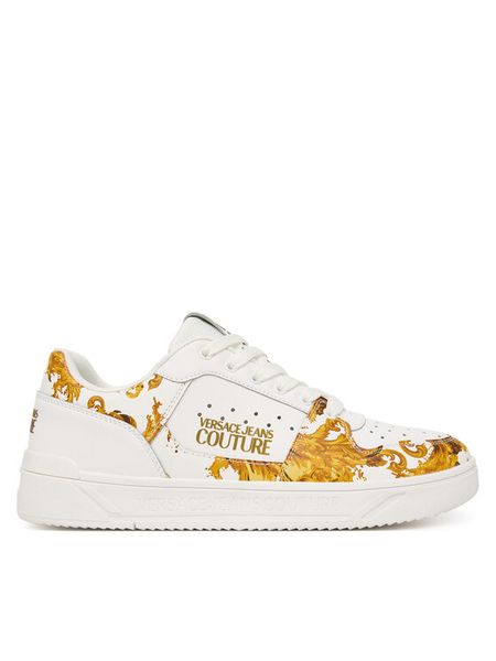 Versace Jeans Couture Sneakersy 80YA3SJ4 Biały. Białe buty sportowe casual Versace Jeans Couture, bez wzorów, z jeansu, bez zapięcia. Za 1,029.00 zł.