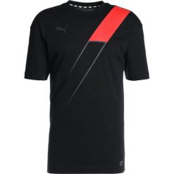 Puma TEE Tshirt z nadrukiem black/castor gray/flame scarlet. T-shirty sportowe Puma. Za 149.00 zł.