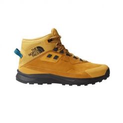 Buty do chodzenia męskie The North Face Cragstone. Żółte buty turystyczne The North Face, bez wzorów, z materiału, za kostkę, bez zapięcia, trekkingowe. Za 921.00 zł.
