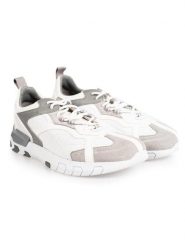 Geox Sneakersy "Grecale B" | U028ZA 08522 | Grecale B | Mężczyzna | Biały, Szary. Białe buty sportowe casual Geox, bez wzorów, ze skóry, bez zapięcia. W wyprzedaży za 299.00 zł.