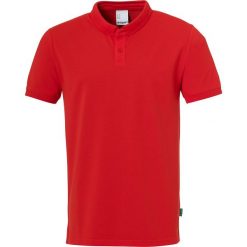 Polo Uhlsport Essential Prime. Czarne t-shirty sportowe Uhlsport, bez wzorów, bez ramiączek, do piłki nożnej. Za 212.50 zł.