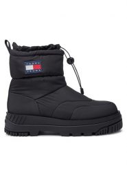 Tommy Jeans Śniegowce EM0EM01449 Czarny. Czarne śniegowce Tommy Jeans, z jeansu, bez zapięcia. Za 644.79 zł.