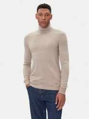 Guess Golf M5BR09 Z0432 Beżowy Regular Fit. Brązowe golfy Guess, m, z aplikacjami, z syntetyku, bez ramiączek. Za 369.99 zł.