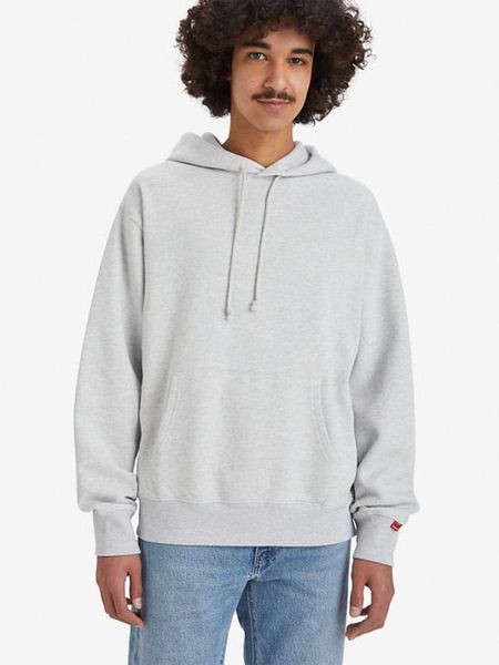 Levi's Bluza w kolorze jasnoszarym rozmiar: XL. Szare bluzy Levi's®, s, bez wzorów, z bawełny, z kapturem. Za 138.70 zł.