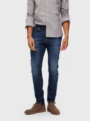 Selected Homme Jeansy Leon 16088264 Granatowy Slim Fit. Niebieskie jeansy Selected Homme, m. Za 219.99 zł.