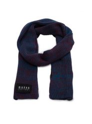 Guess Szalik AM9334 POL03 Granatowy. Niebieskie szaliki Guess, z aplikacjami, z materiału. Za 269.99 zł.
