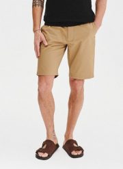 PAKO LORENTE - Bawełniane beżowe szorty męskie. Brązowe szorty Pako Lorente, m, bez wzorów, z bawełny. Za 99.99 zł.