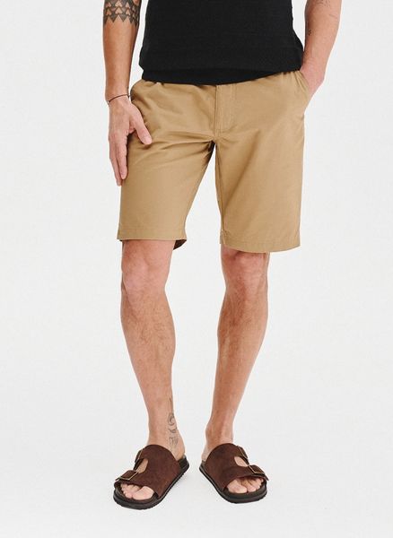 PAKO LORENTE - Bawełniane beżowe szorty męskie. Brązowe szorty Pako Lorente, m, bez wzorów, z bawełny. Za 79.99 zł.
