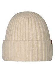 Barts Czapka "Wyon" w kolorze beżowym rozmiar: onesize. Brązowe czapki zimowe Barts, z aplikacjami, ze splotem. Za 78.66 zł.