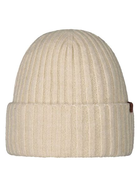 Barts Czapka "Wyon" w kolorze beżowym rozmiar: onesize. Brązowe czapki zimowe Barts, z aplikacjami, ze splotem. Za 117.73 zł.