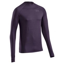Koszulka sportowa z długim rękawem CEP Reflective męska. Fioletowe koszulki z długim rękawem CEP, m, bez wzorów, bez ramiączek. Za 299.00 zł.