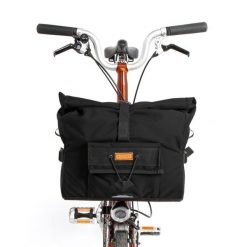 Torba rowerowa City Loader Black RESTRAP. Czarne torby na ramię RESTRAP, bez wzorów, z materiału, na ramię, bez dodatków. Za 981.10 zł.