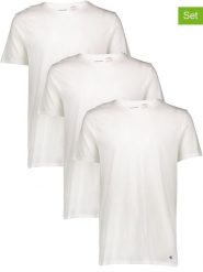 CALVIN KLEIN UNDERWEAR Koszulki (3 szt.) w kolorze białym rozmiar: XXL. Białe bezrękawniki Calvin Klein Underwear, xxl, bez wzorów, z bawełny, bez kołnierzyka, bez ramiączek. Za 118.56 zł.
