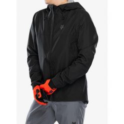 Kurtka rowerowa męska Fox Ranger 2.5L Water Jacket. Szare kurtki FOX, l, bez wzorów, bez kaptura. Za 629.99 zł.