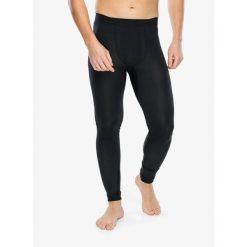 Legginsy termoaktywne męskie Odlo Performance Light Eco BL Bottom Long. Czarne bielizna termoaktywna ODLO, m, bez wzorów, narciarskie. Za 235.99 zł.