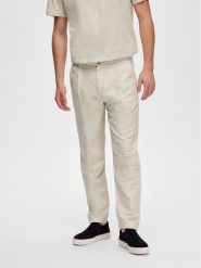 Selected Homme Chinosy 16089420 Szary Slim Tapered Fit. Szare eleganckie spodnie Selected Homme, m, z bawełny. Za 199.99 zł.
