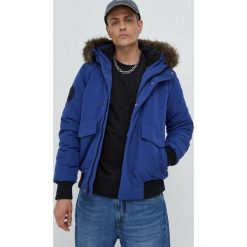Superdry kurtka męska zimowa. Niebieskie kurtki Superdry, na zimę, l, bez wzorów, bez kaptura. W wyprzedaży za 649.99 zł.
