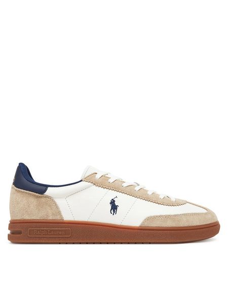 Polo Ralph Lauren Sneakersy 809968171002 Biały. Białe buty sportowe casual Polo Ralph Lauren, bez wzorów, ze skóry, bez zapięcia. Za 349.99 zł.