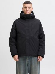 Jack & Jones Kurtka przejściowa w kolorze czarnym rozmiar: XXL. Czarne kurtki Jack & Jones, xxl, bez wzorów, bez kaptura. Za 222.94 zł.