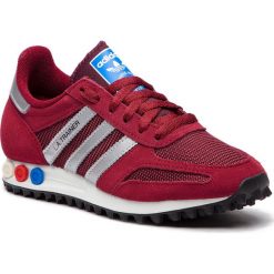 Buty adidas - La Trainer AQ1182 Cburgu/Msilve/Cblack. Czerwone buty sportowe casual marki Adidas, z materiału. W wyprzedaży za 289.00 zł.