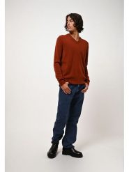 AUTHENTIC CASHMERE Kaszmirowy sweter "Victor" w kolorze jasnobrązowym rozmiar: XL. Brązowe swetry nierozpinane AUTHENTIC CASHMERE, xl, bez wzorów, z kaszmiru, bez kołnierzyka, bez ramiączek. Za 565.99 zł.