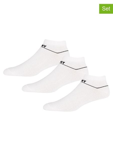 DKNY Skarpety (3 pary) w kolorze białym rozmiar: 40-45. Białe skarpety DKNY, bez wzorów. Za 19.68 zł.