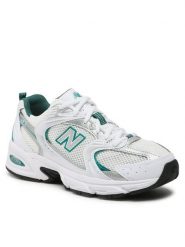 New Balance Sneakersy MR530AB Biały. Białe buty sportowe casual New Balance, bez wzorów, z materiału, bez zapięcia. Za 529.99 zł.
