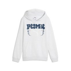 Młodzieżowa bluza z kapturem MID 90s PUMA. Biała bluzy z kapturem Puma, m, bez wzorów, z bawełny, z kapturem. Za 229.00 zł.