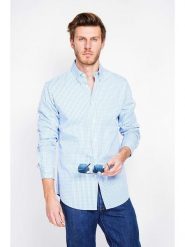 William de Faye Koszula w kolorze błękitno-białym rozmiar: 48. Białe koszule William de Faye, bez wzorów, z bawełny, bez kołnierzyka, bez ramiączek. Za 139.20 zł.